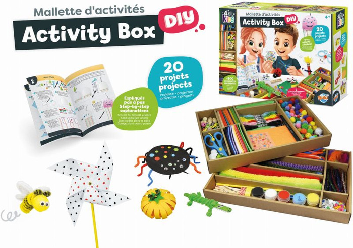 Kreatywne pudełko zestaw 20 aktywności dla dzieci Buki FK003