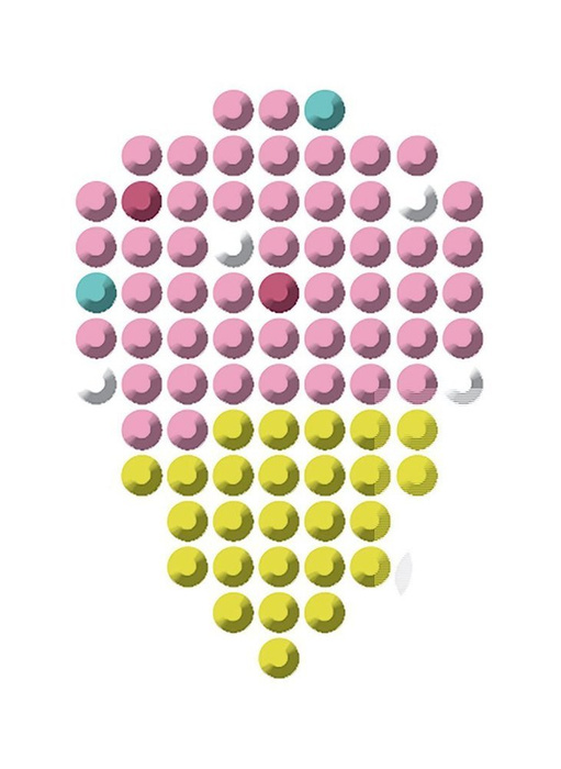 Zestaw kreatywny Cudowne kryształki Naklejki 7+, Janod J07884