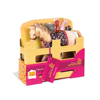 Konik dla lalek Źrebak Palomino Foal z akcesoriami Our Generation BD38012Z