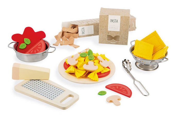 Filcowy zestaw makaronów i akcesoria Janod J06598