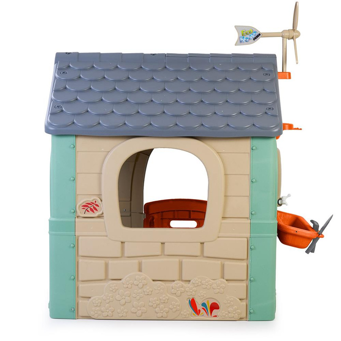 Domek ogrodowy Recycle Eco FEBER FEH26000 z segregacją odpadów Zielona Energia do kreatywnej zabawy dla dzieci