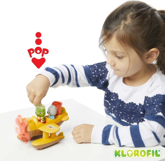 Samolot hydroplan Klorofil 700211F i zwierzątko