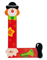 Głoska Clown "L", 81748-Sevi, nauka literek dla dzieci, alfabet