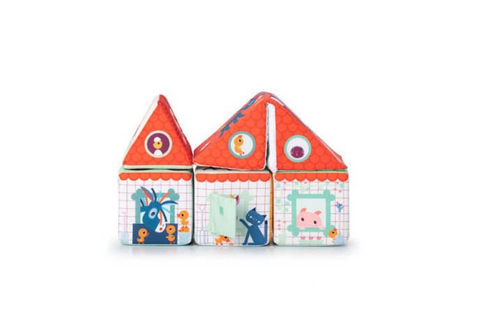 Zestaw 5 miękkich klocków wielofunkcyjnych Stodoła Farma 83455 Lilliputiens