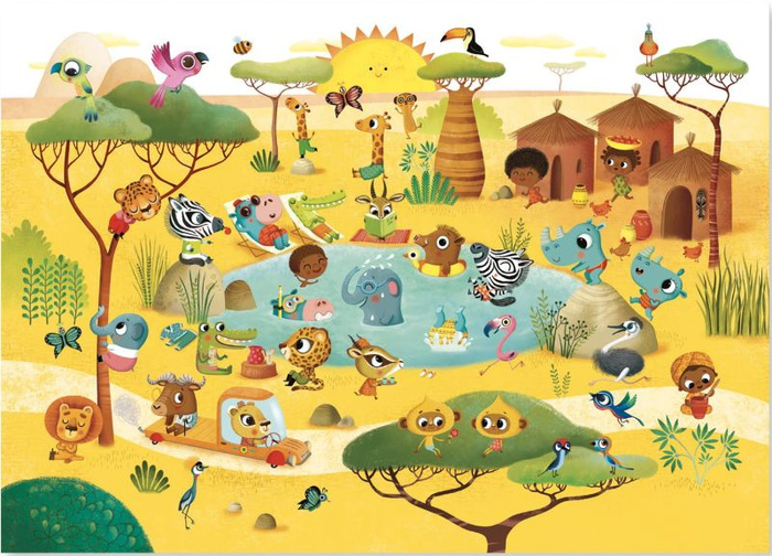 Zestaw kalkomanii Krainy Djeco DJ09560