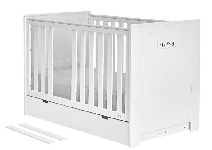 Biała kolekcja Pinio Marsylia MDF, zestaw mebli do pokoju dziecięcego IV