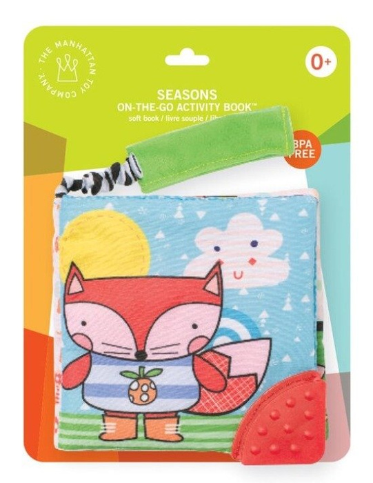Miękka książeczka dla dzieci 700330-Manhattan Toy, zabawki dla niemowlaków