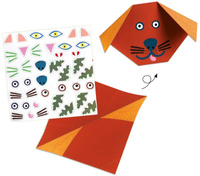 Zwierzęta - zestaw do origami, DJ08761-Djeco, zabawki kreatywne
