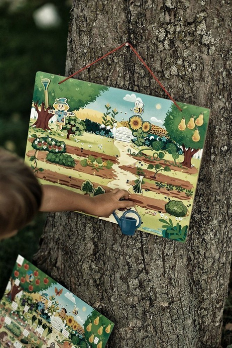 Magnetyczna układanka Mój magiczny ogród 3-6 lat, Janod J05463