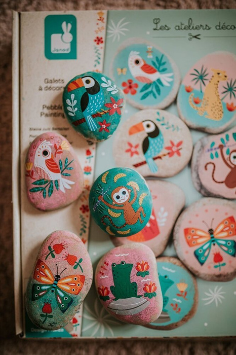 Zestaw kreatywny Kamienie do ozdabiania Janod J07922