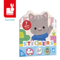 Książeczka z naklejkami Dom Janod J09197 Książeczki do wyklejania