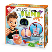 Mega lab PRODUKCJA 20 SLIME GLUTÓW 2160-Buki, zabawki rozwojowe dla dzieci