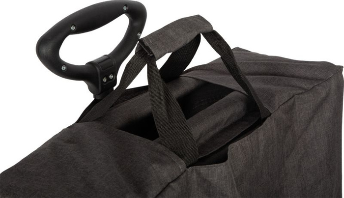 Przyczepka wózek do ciągnięcia dla dzieci z osłoną przeciwdeszczową i składanym daszkiem Small Foot 12729