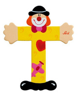 Głoska Clown "T", 81756-Sevi, nauka literek dla dzieci, alfabet