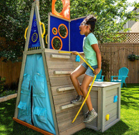 Drewniany plac zabaw Forteca Nerf Scout Defense Post P280123E-KidKraft, zabawy w plenerze