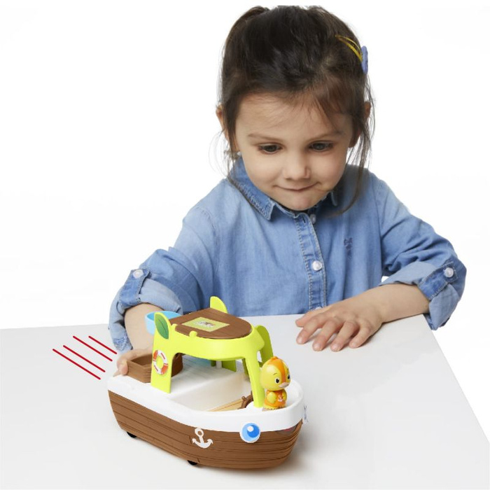 Statek wycieczkowy Klorofil 700209F jacht i figurka zwierzątka