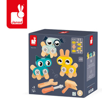 Drewniane zwierzątka do składania 53 elementy Brico Kids Janod J06450