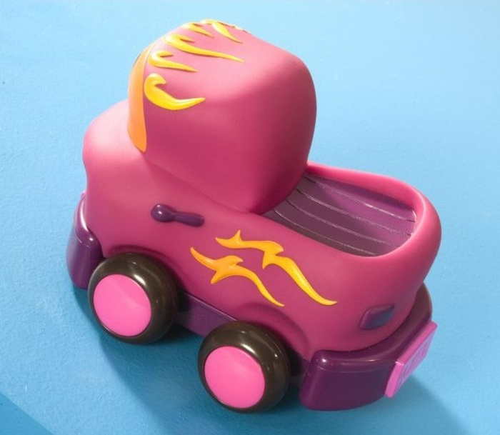 Zestaw 4 autek z napędem Wheeee-ls! B.Toys BX2293Z zabawki sensoryczne dla dzieci