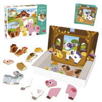 Układanka magnetyczna dla dzieci Farma Goula 1110100488