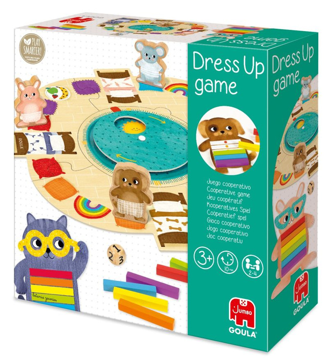 Gra dla dzieci Ubieranki Goula 53471 Kooperacyjna gra edukacyjna