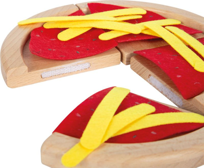 Duży zestaw kuchenny dla dzieci do robienia pizzy z piecykiem Small Foot 12696