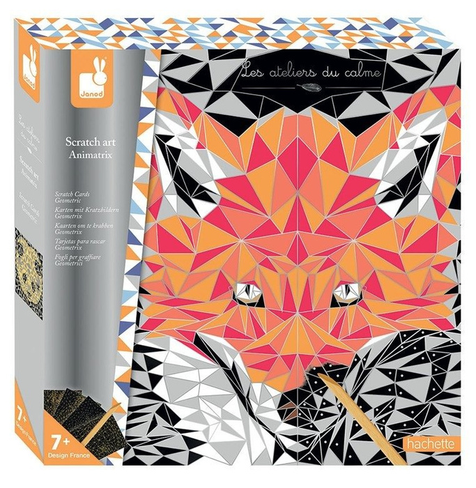 Zestaw kreatywny Do zdrapywania Animetrics J07827-Janod