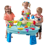 Dwupiętrowy Plac budowy Stół wodny z akcesoriami 2w1 STEP2 400500 dla dzieci do kreatywnej zabawy