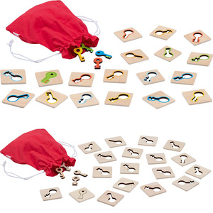 Gra memory rozpoznawanie kształtów Klucze Goki 56326