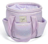 Torba na akcesoria do Hobby Horse fioletowa brokatowa by Astrup 84366