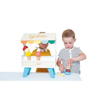 Drewniane stoisko z lodami do zabaw dla dzieci Janod J06558