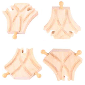 Tory do kolejki - 4 rozjazdy, BJT106-Bigjigs Rail