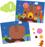 Zestaw artystyczny 6w1 Myszka i Przyjaciele Djeco DJ09295, zabawy kreatywne dla najmłodszych