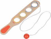 Gra zręcznościowa Złap piłkę Goki 62881 zabawki drewniane