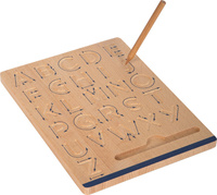 Drewniane tablice edukacyjne do nauki pisania Litery i cyfry Educate Small Foot 12560