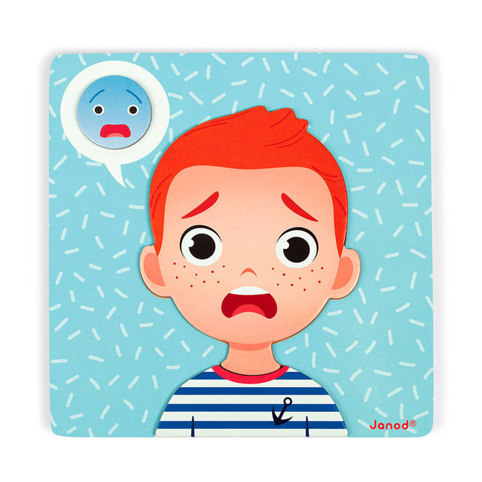 Magnetyczna układanka Emocje, Janod J08038