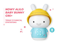 Alilo Króliczek Baby Bunny G9S+ - niebieski PLUS