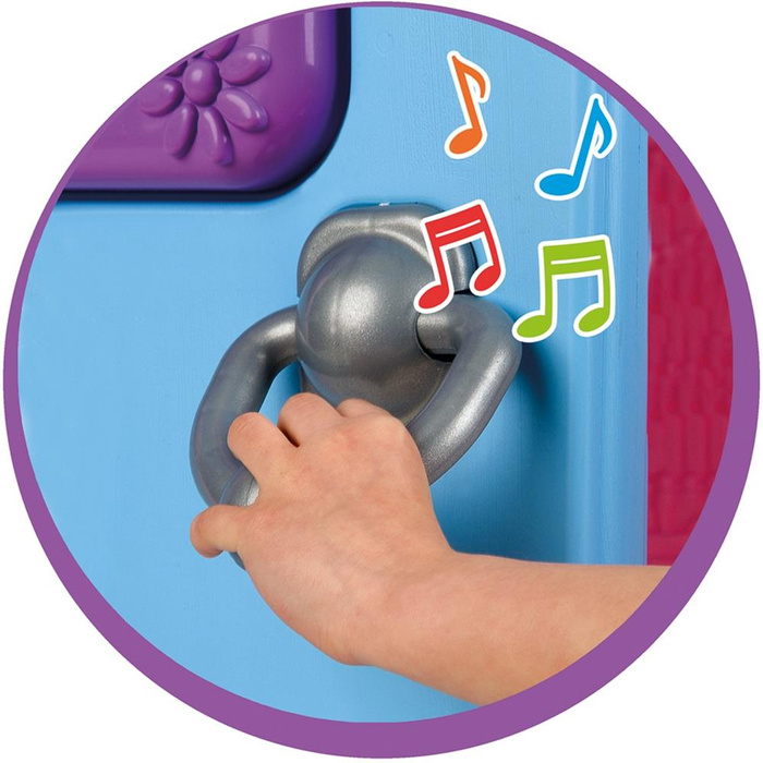 Pałac księżniczki FEBER 03254 z wieżami i zegarem bajkowa Rezydencja do ogrodu i na plac zabaw Super Palace