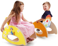 Fotel bujany z żółtym siedziskiem, "Mój książę", 82655-Sevi, wyposażenie pokoju dziecka