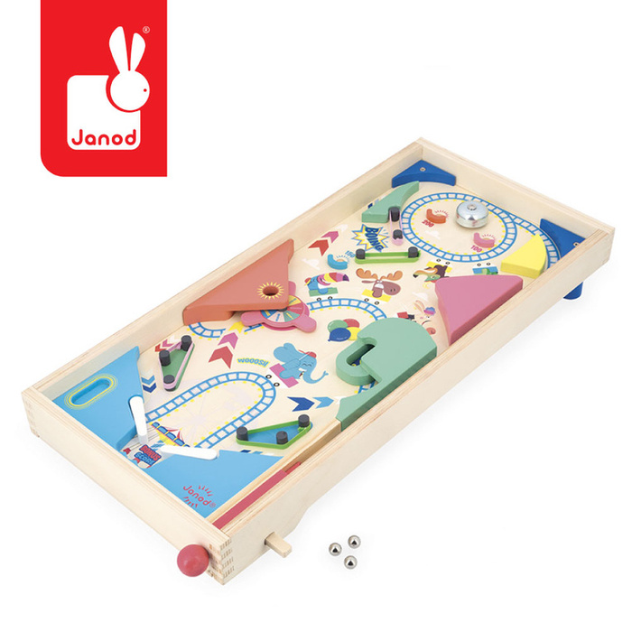 Gra zręcznościowa drewniana Pinball Applepop Janod J03368