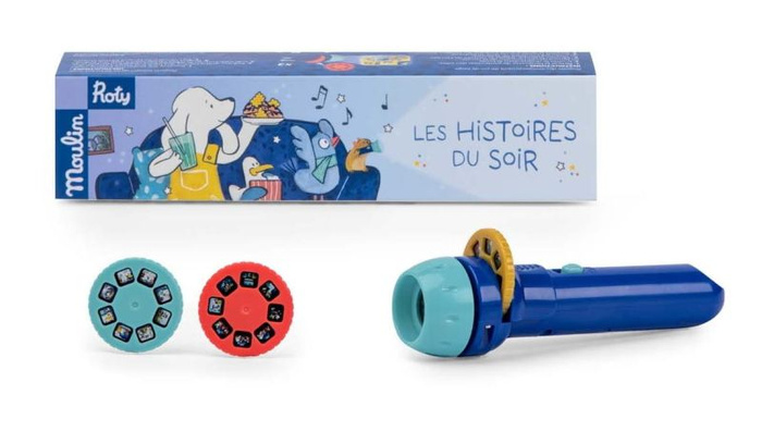 Latarka projektor Puce & Pilou Moulin Roty 684047 zabawy w teatrzyk