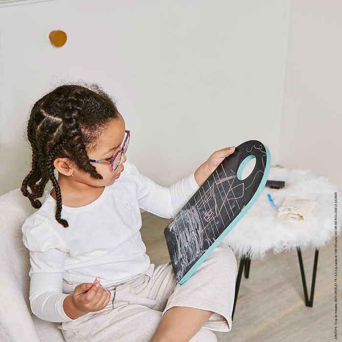 Przenośna dwustronna tablica z akcesoriami Janod J09634