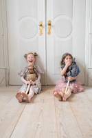 Hobby Horse Koń na kiju szary z otwartą buzią Astrup 84362