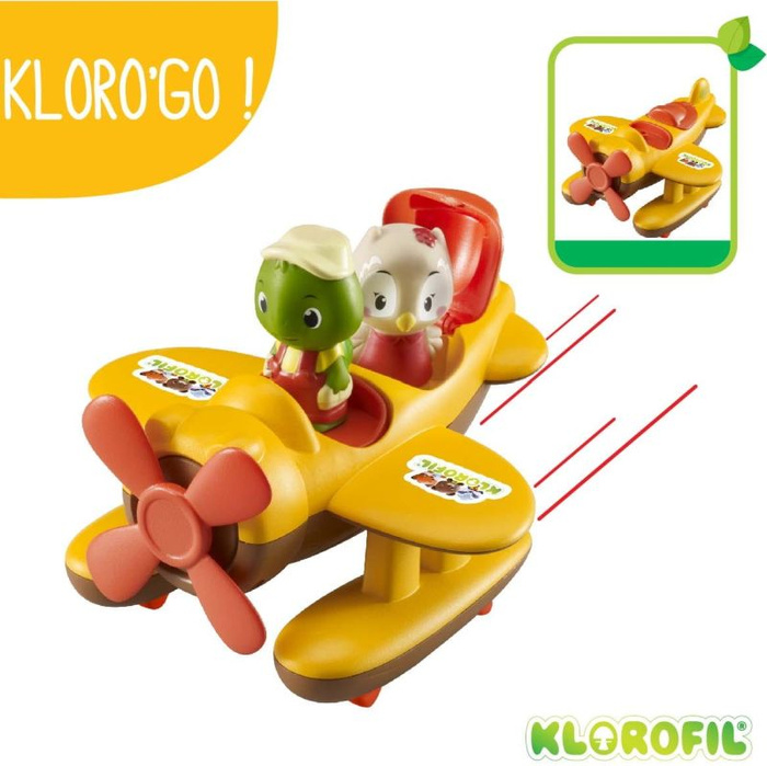 Samolot hydroplan Klorofil 700211F i zwierzątko