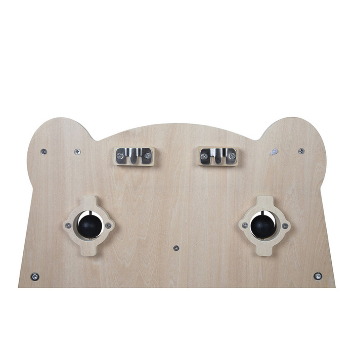 Duża drewniana tablica manipulacyjna 20 aktywności Miś Pure Janod J05162