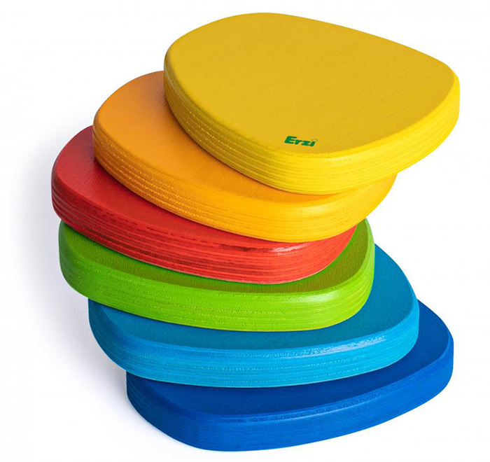 Ścieżka równoważna sensoryczna drewniane kolorowe kamienie Erzi 46016