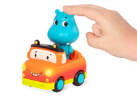 Zestaw 3 miękkich autek sensorycznych z efektem dźwiękowym i świetlnym Light Up Cars LB5014Z B.toys