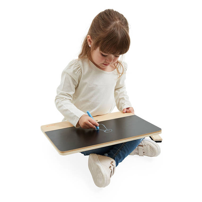 Tablica drewniana stołowa nablatowa z podpórką i akcesoriami Janod J09636