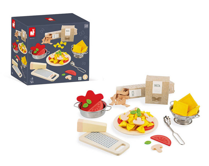 Filcowy zestaw makaronów i akcesoria Janod J06598