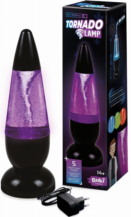 Lampa tornado z doświadczeniami dla dzieci Buki SP004