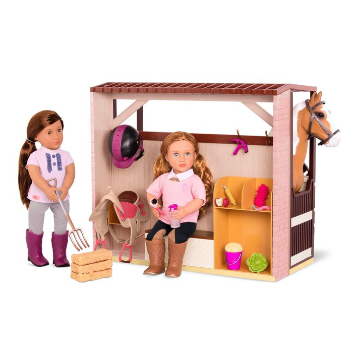 Chatka z króliczkiem i akcesoriami Bunny Hutch Playset Our Generation BD35413Z
